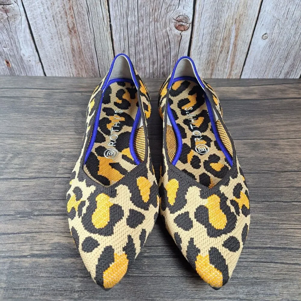 Rothy's The Point Big Cat Ballet Flats Women's Sz 10.5 (VGC) - Picture 6 of 10